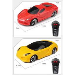 Carro de brinquedo de simulação de controle remoto para meninos e meninas, carro esportivo elétrico 2-Way RC, modelo cor aleatória, presentes de aniversário, 1pc - Image 2