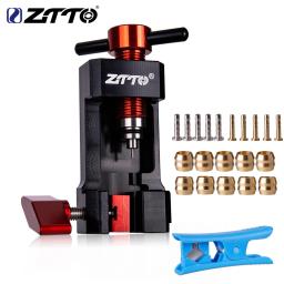 Ztto bicicleta freio a disco hidráulico óleo agulha ferramenta driver mangueira cortador cabo alicate conector azeitona inserção bh59 bh90 instalar imprensa - Image 1