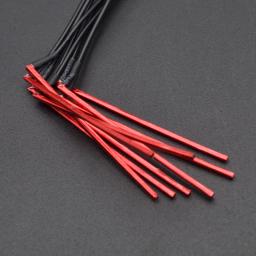 Captador de guitarra piezo vermelho, acessórios para ukulele, violão acústico, banjo mandolin 40mm/65mm, 1/peças - Image 6