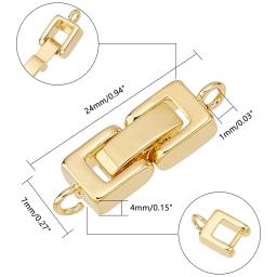 5 conjuntos de bronze dobre sobre fechos de metal fivelas prendedor fecho para diy jóias fazendo colar pulseira fim conector acessórios - Image 2