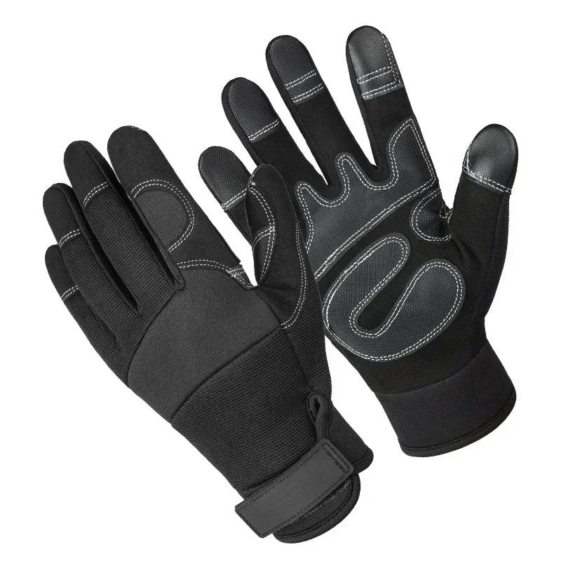 Dedo completo luvas de equitação ao ar livre, escalada, equitação, equitação, escalada, equitação, rocha, Parkour, carabiners, aparelhamento aperto - Image 1