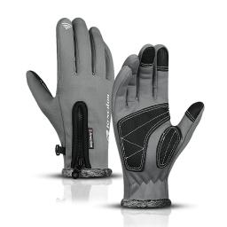 Luvas de Ciclismo de Cashmere Quente Espessadas para Homens, Mitten Touch Screen, Mitten Business, Masculino, Alta Qualidade, Outono, Inverno - Image 1