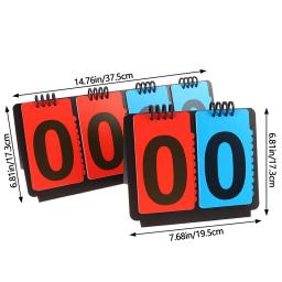 Placar Flip Cards para Esportes, Placar Manual, Contador para Treinadores de Beisebol Tênis Bola Basquete Futebol Voleibol - Image 6