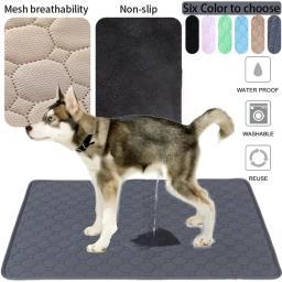 Reutilizável cão Pee Pad cobertor, fralda absorvente, lavável cachorro almofada de treinamento, pet cama, tapete de urina, tampa do assento de carro - Image 1