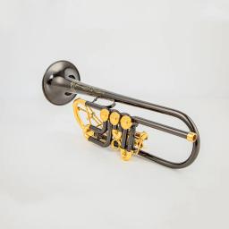 Áustria Schagerl trompete Bb, válvula rotativa, tipo B plana bronze, chave plana, trompete profissional, instrumentos musicais - Image 2