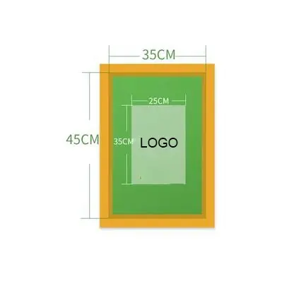 Moldura Personalizada para Impressão de Tela com DIY Stencils em Madeira para Criação do Seu Logotipo