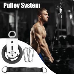 Liga De Alumínio Ou Cinta De Polia De Nylon, Kit De Carabiners, Equipamentos De Fitness, Pesos Em Casa, Exercício Workout Acessórios - Image 2