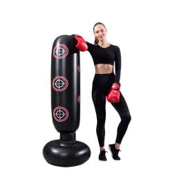 Saco De Boxe Inflável, Pilar De Treinamento, Coluna Copo, Saco De Perfuração, Alívio De Pressão, Base De Água Do Exercício, Pé Sandbag, 1.6m - Image 5