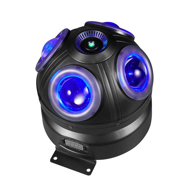 Projeção Laser Super Beam Pro: Efeitos Móveis com 4 Olhos, Controle DMX e Luzes para Festas e Eventos DJ em Clubes e Discotecas