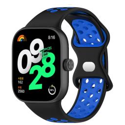 Silicone Sport Pulseira para Xiaomi Redmi Watch 4, Pulseira Respirável, Pulseira Confortável, Pulseira Inteligente - Image 5