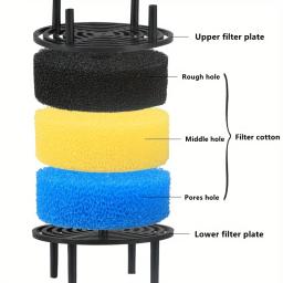 Esponjas de substituição do filtro para aquário, aquário externo, esponja pré-filtro, SUNSUN HW-602 603 602B, 3pcs - Image 5