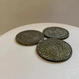 Coleção Comemorativa de Moedas em Prata Antiga, Maia, Relógio de sol, Asteca, Cobre, Moeda, Medalha, 1pc - Image 5
