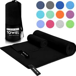 Toalha de secagem rápida portátil do esporte, absorvente super, banho, praia, curso, Gym, natação, corrida, ioga, Microfiber - Image 1
