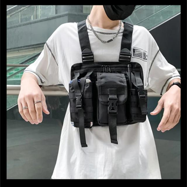 Colete Tático Unissex Multi-Funcional para Viagens, Camping e Bicicleta em 600D Oxford