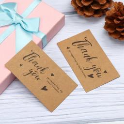 Cartão de agradecimento, Cartão de decoração, Atacado, Personalizado, Empresa, Loja, Negócio, Obrigado, 30Pcs - Image 2