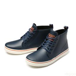 2022 botas de chuva e botas de tornozelo de borracha masculina botas de chuva de sola grossa moda urbana impermeável antiderrapante botas de chuva femininas - Image 5