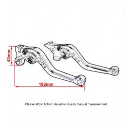 Alavancas de embreagem de freio extensíveis dobráveis ajustáveis, alça para Yamaha MT-07, MT 07, MT09, MT-09 SP, 2013-2022, 2021, 2020, 2019, novo, 2023 - Image 6