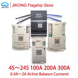 Jikong jk bms equilíbrio ativo bms 8s 12s 13s 14s 16s 17s 20s 24s inteligente bms 60a 80a 100a 150a 200a 600a lifepo4 li-ion lto bateria - Image 2