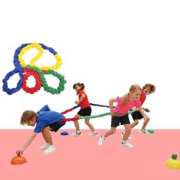 Circle Running Push Rope para Crianças, Corda Sensorial, Jogos ao Ar Livre, Team Building, Desenvolver Esporte, Brinquedos de Entretenimento, Elasticidade - Image 2