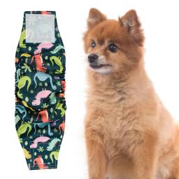 Ajustável Leakproof Pet Fraldas, Masculino Dog Belly Band, alta para a incontinência, Cintura elástica ajustável, vários tamanhos - Image 4