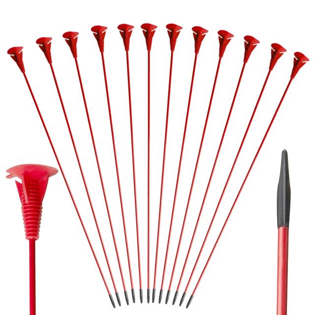 Flecha de tiro com arco de fibra de vidro para crianças, flecha de sucção, caça, ao ar livre, jogo, prática de tiro com arco, 6 peças, 12 peças