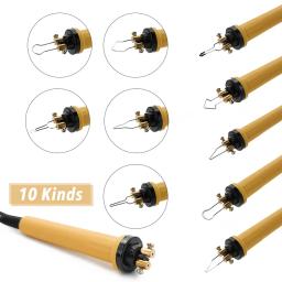 Máquina de Pirografia Profissional Temperatura Digital Kits Queima De Madeira Ajustável com 10pcs Fio dicas DIY Para Iniciantes Adultos - Image 2