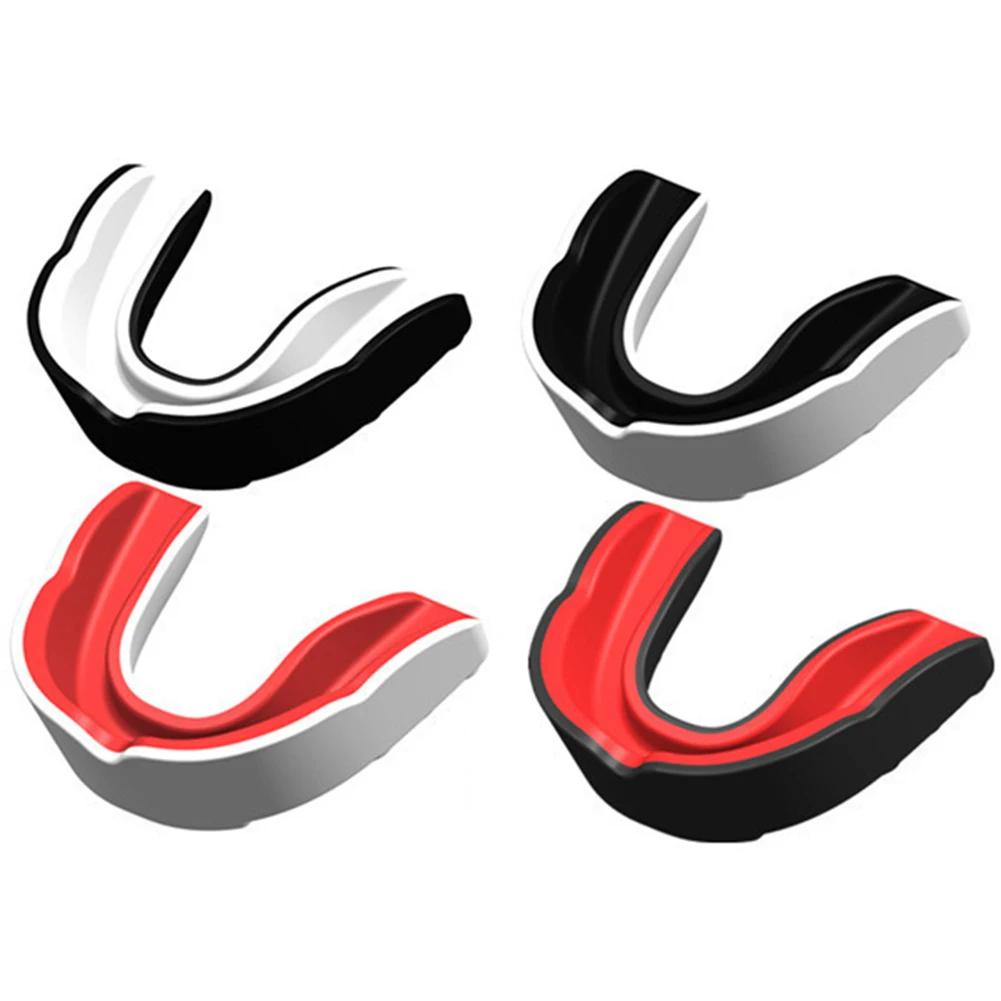 Boca Guarda para artes marciais, Boxe Gum Escudo, Artes Marciais Boca Guarda, Esportes Mouthguard para Futebol Wrestling e Hockey Lacrosse, 4PCs - Image 1