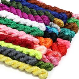 Poliéster trançado fios cabos para fazer ornamentos, artesanato DIY, materiais de costura, acessórios de vestuário, 14-28Yards, Lot, 1mm, 1.5mm - Image 6