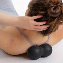 1pc fáscia bola dupla bola muscular pé relaxamento yoga fitness bola massagem pescoço reabilitação - Image 3