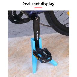 Quadro conveniente do pedal, suporte da bicicleta da estrada, rack de estacionamento traseiro da bicicleta, suporte do quadro lateral da bicicleta de montanha - Image 2