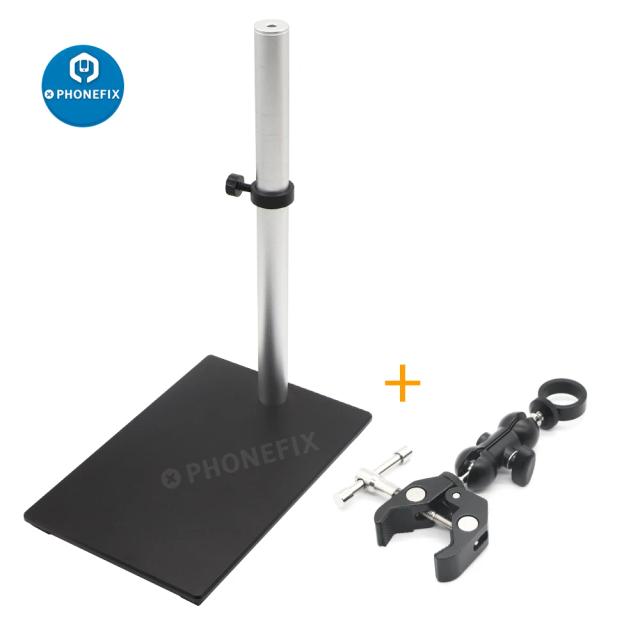 Suporte Profissional Ajustável para Microscópio Digital USB e Lupa Endoscópica de Mesa