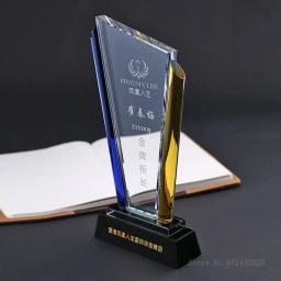 Troféu De Cristal Personalizado, Impressão A Cores Como Um Prêmio, Prêmio De Filme De Esportes, Entrega Em Uma Comemorativa, Decoração De Casa - Image 3