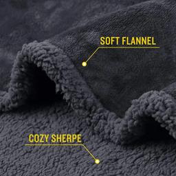 Impermeável Pet Blanket, Líquido Pee Proof Dog Blanket para Sofá-cama Sofá, Reversível Sherpa Fleece, Móveis Protector Cover - Image 3