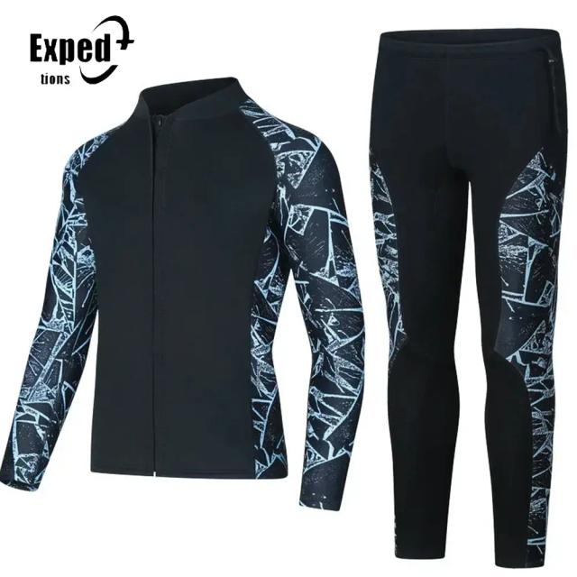 Jaqueta e Calças de Neoprene 3mm para Homens - Ideal para Surf, Caça Submarina e Kitesurf