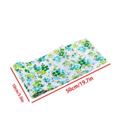 Assorted Floral Impresso Algodão Pano, Costura Quilting Tecido para Patchwork, Bordado, DIY Handmade Artesanato Material, 10x50cm, 7Pcs - Image 6
