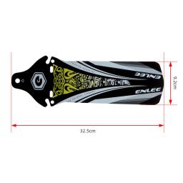 Guarda-lamas dianteiro e traseiro para roda de bicicleta, mtb, estrada, mountain bike, estrada, com 6 cinta de fixação, 1 parte - Image 5