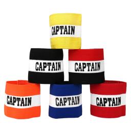 Braçadeira de capitão para treinamento de futebol Adultos, faixa elástica, braçadeiras clássicas, esportes de equipe, adultos - Image 1