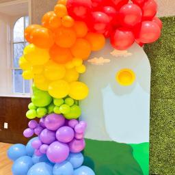 Conjunto de balões do arco-íris para decoração de aniversário, 12 polegadas, cores brilhantes sortidas, 100pcs - Image 3