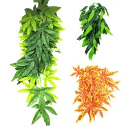Plantas Répteis com Ventosa, Decoração de Plantas para Anfíbios, Lagarto, Serpente, Videira Escalada, Pet Tank, Decoração do Terrário - Image 2