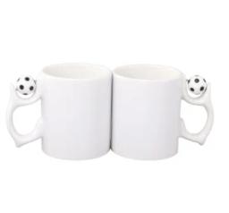 Caneca do futebol, A Grade, Sublimação branca lisa, cerâmica, qualidade superior, 330ml, 11oz - Image 5