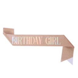 Fita cetim faixa para mulheres, feliz aniversário festa decorações suprimentos para menina, rainha, 10 °, 18 °, 20 °, 30 °, 40 ° - Image 2