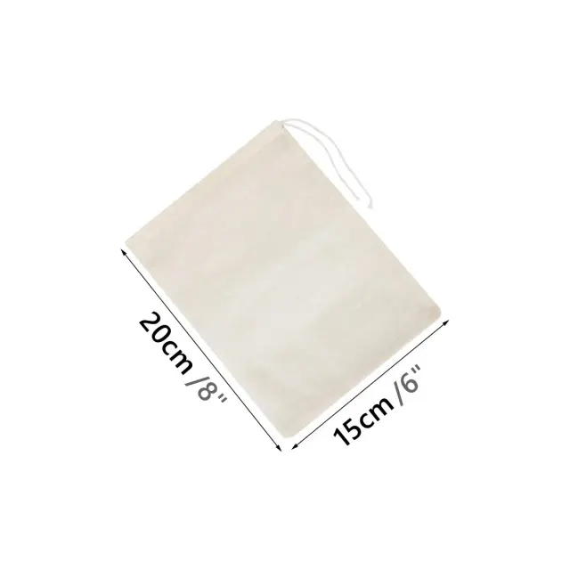 Filtros Reutilizáveis para Cerveja, Sacos de Algodão Cru e Cheesecloths para Straining em Homebrewing