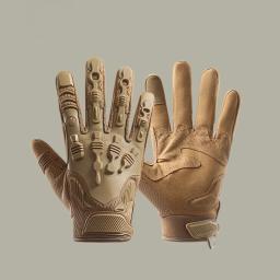 Luvas Táticas de Dedo Completo Antiderrapante dos homens, Anti-Corte, Desgaste, Combate, Meio-Dedo, Autodefesa, Luta, Montanhismo - Image 5