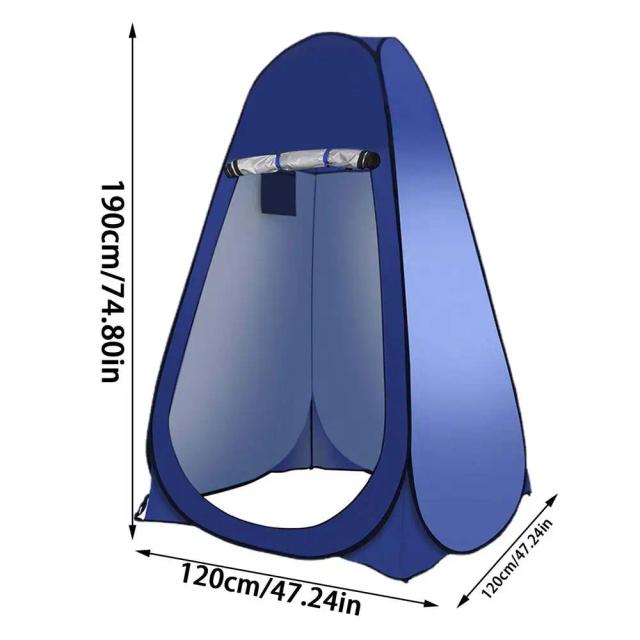 Barraca Pop-Up para Banheiro e Chuveiro: Tenda Dobrável e Acessórios de Acampamento para Outdoor