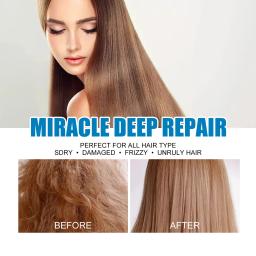 Sedoso cabelo cápsula queratina tratamento, reduzir Splits, suavizar endireitar, Anti danificado encaracolado, calmante, seco, áspero, Nourish C, novo - Image 4