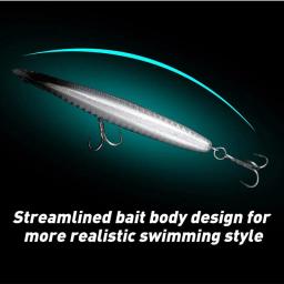 4 pçs/set isca de pesca lápis afundando 10cm 24g baixo equipamento de pesca iscas de água salgada isca de peixe corrico isca acessórios de pesca - Image 3