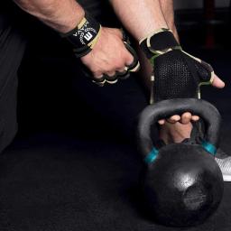 Luvas de musculação masculino e feminino, protetor de palma, fitness, musculação, ginástica, mão, pulso, esportes, 1 par - Image 6