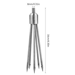 Garfo dente peixe aço 8mm cabeça parafuso acessório show inoxidável telescópico - Image 6