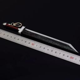 Arma Fantasia com Lâmina Sem Cortes, Espada Cloud Strife, Meteorito, Jogo de Metal Periférico, Modelo de Arma, Presentes Brinquedos para Meninos, 22cm - Image 4