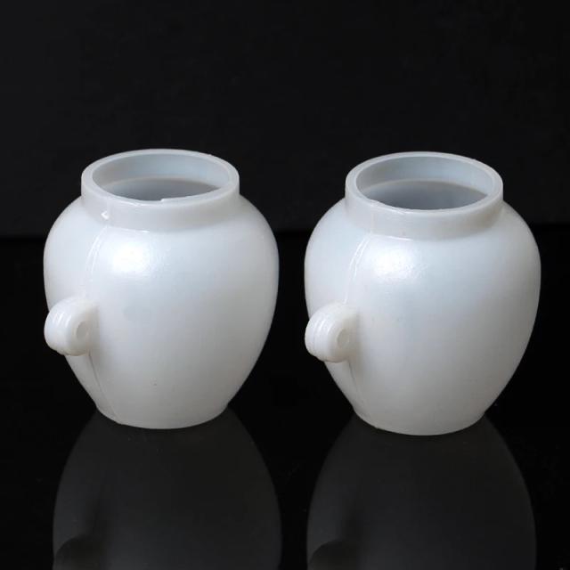 Alimentador Plástico para Mini Pássaros: Comedouro e Bebedouro para Papagaios e Pombos, 2 Peças para Gaiolas e Uso ao Ar Livre